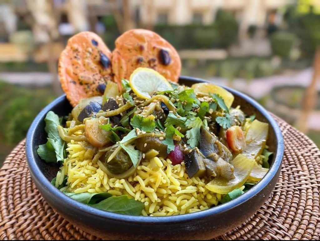 Sara´s Organic Food recipes, vegan green thai curry