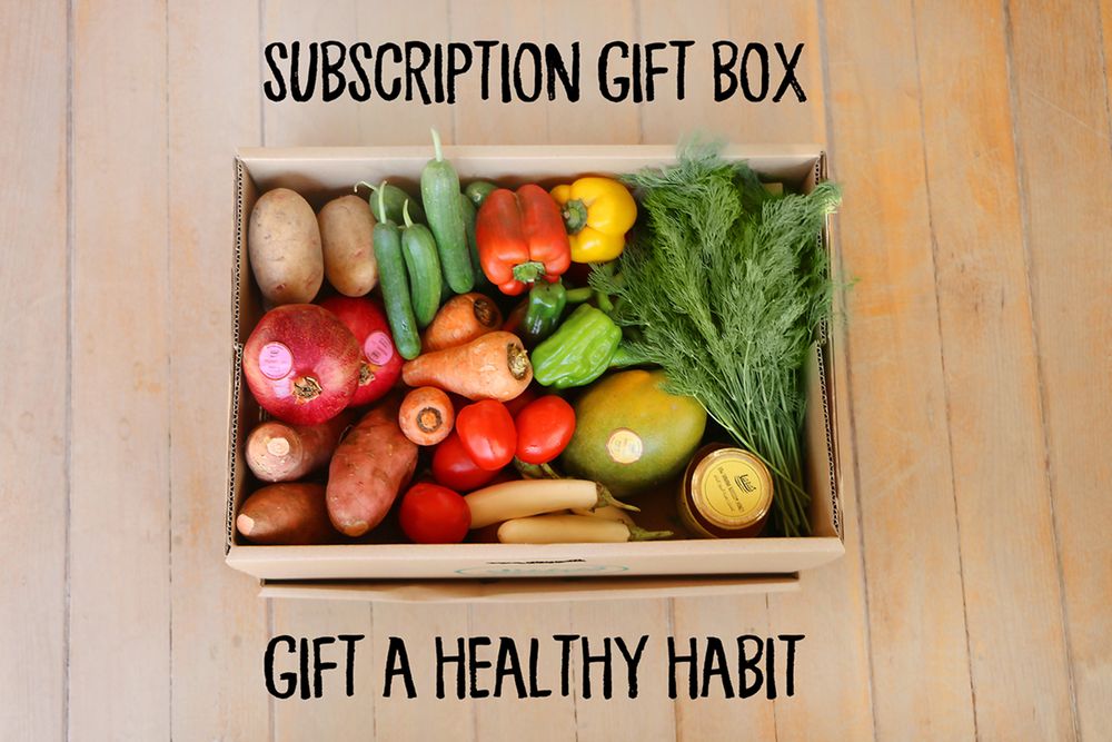 Gift box saras organic food